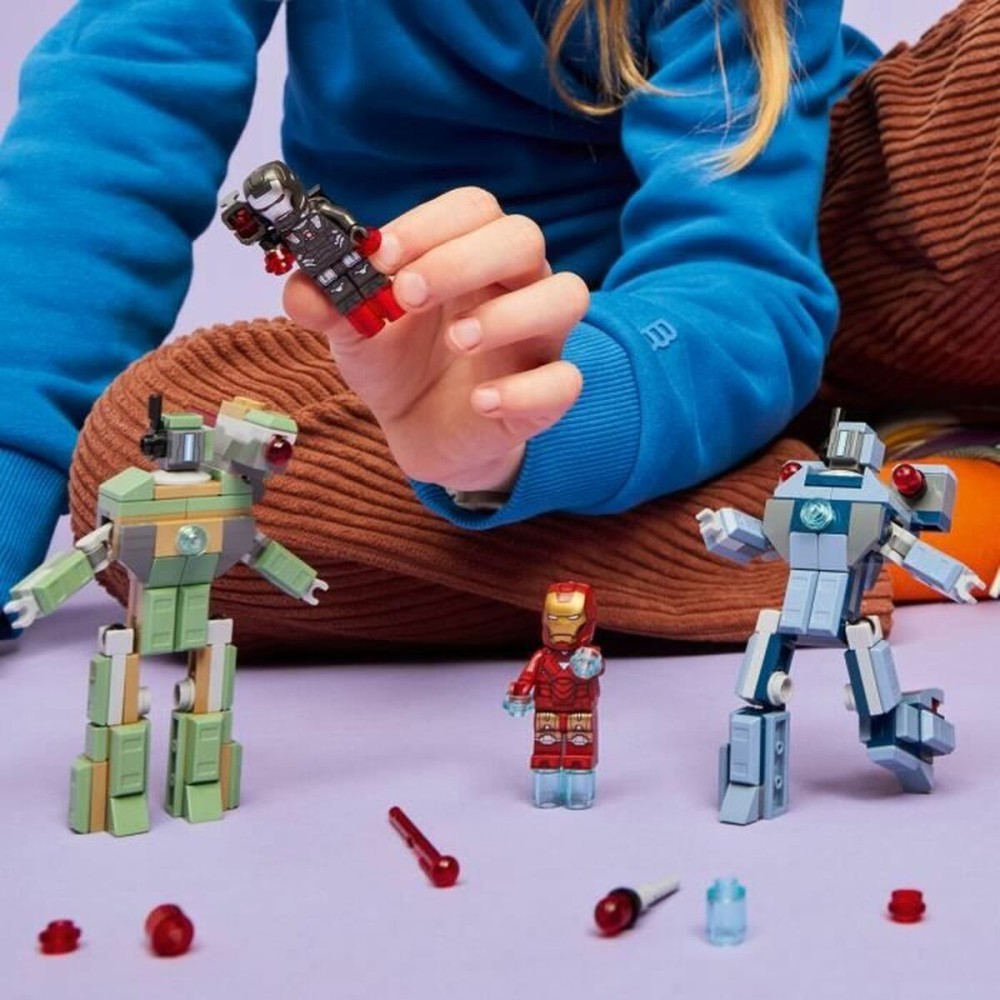 Konstruktionsspiel Lego 76320 Iron Man & War Machine VS Hammer Drones 204 Stücke