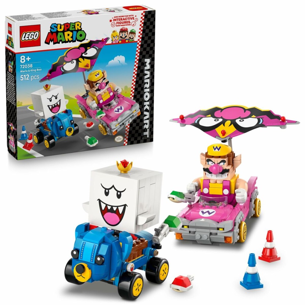 Konstruktionsspiel Lego 72038 Wario and King Boo 512 Stücke