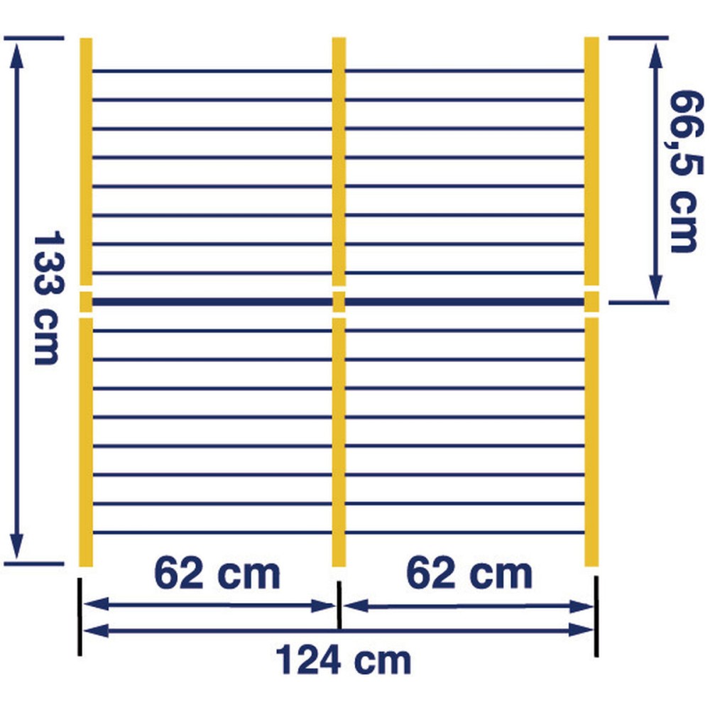 Wäscheständer Leifheit Bathtub Dryer Pegasus V 133 x 66,5 cm Blau Weiß Metall