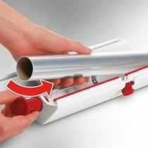 Rollenhalter Leifheit Weiß Pappe Kunststoff Folie