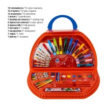 Stationery Set Marvel 50 Pieces Red