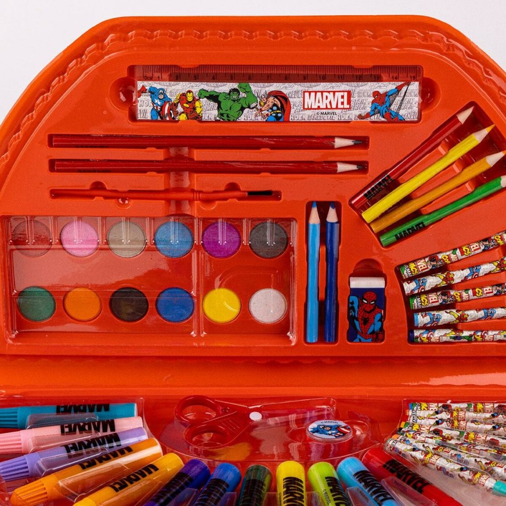 Stationery Set Marvel 50 Pieces Red