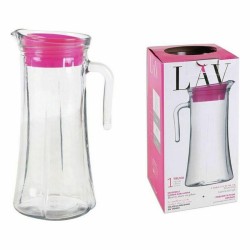 Carafe en Verre Transparent LAV LV-TRU140 PK0001RP (6 Unités) (1400 ml)