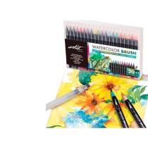 Marker-Set Alex Bog Deluxe Brush Acuarelable 20 Stücke