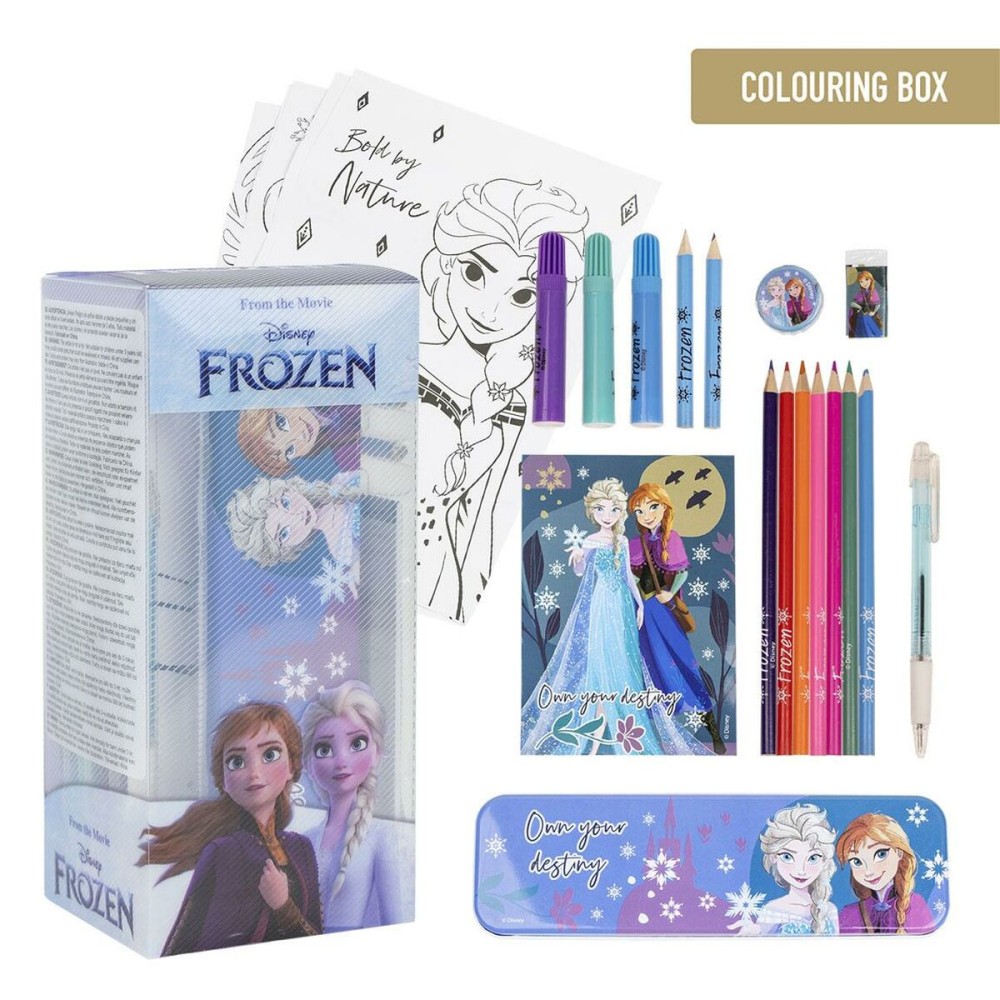 Stationery Set Frozen 24 Pieces Blue