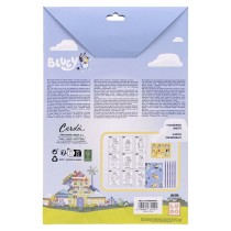 Stationery Set Bluey 16 Pieces Blue