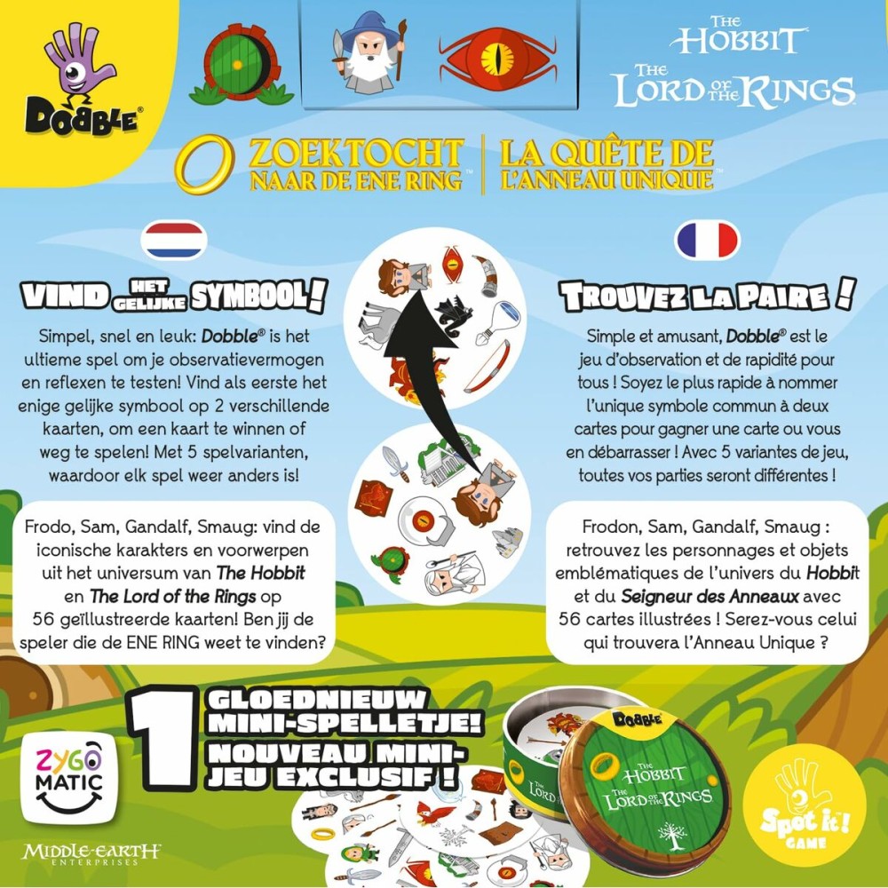 Tischspiel Asmodee Dobble The Lord of the Rings