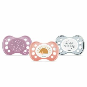 Ensemble de Tétine en Silicone Dodie Multicouleur 3 Pièces