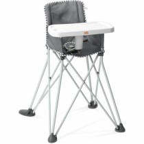 Chaise haute Bright Starts Pop N Dine Gris