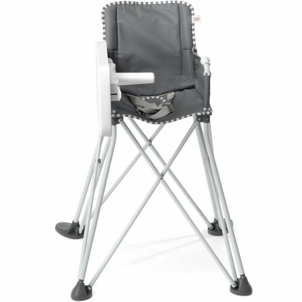 Chaise haute Bright Starts Pop N Dine Gris