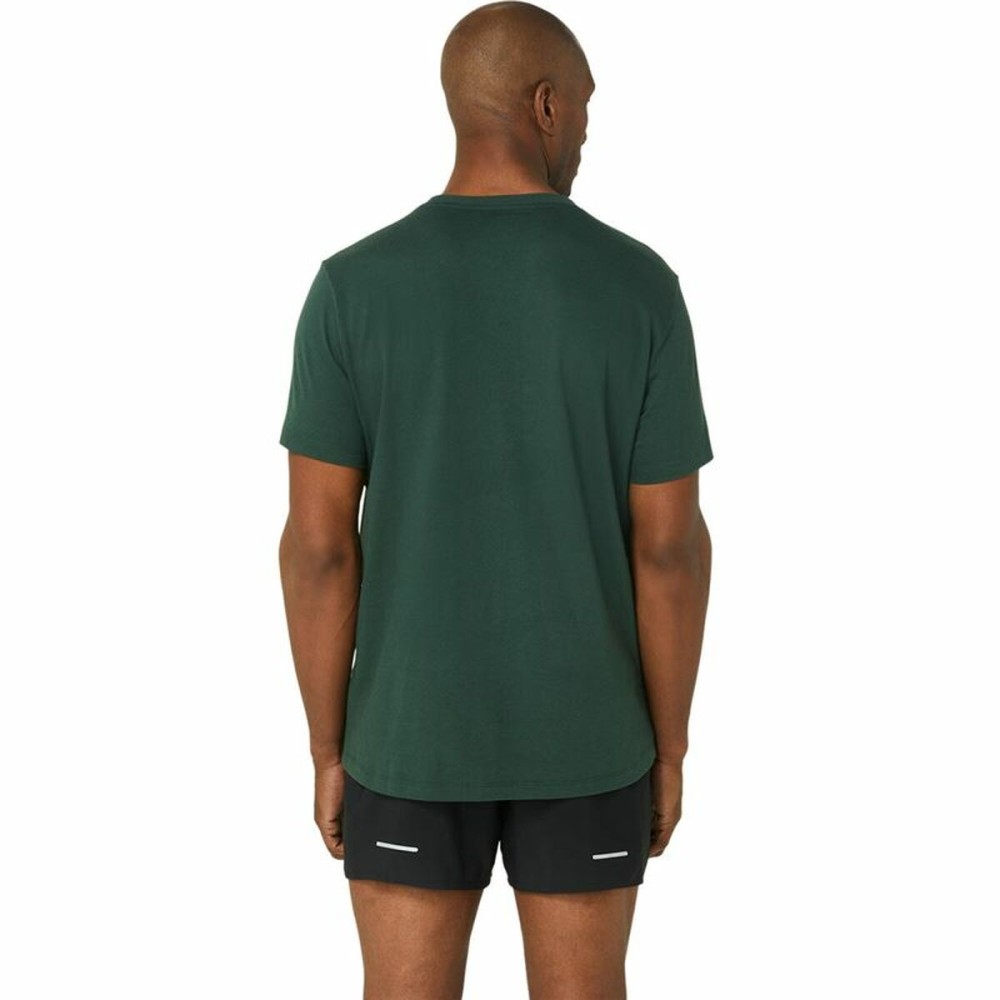 T-shirt à manches courtes homme Asics Big Logo Vert foncé