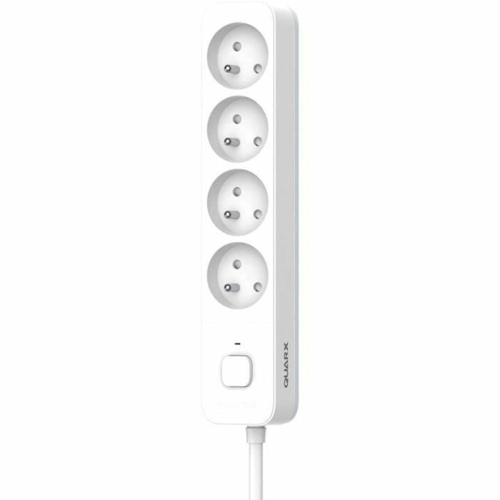 4-socket plugboard with power switch QUARX (3 m)