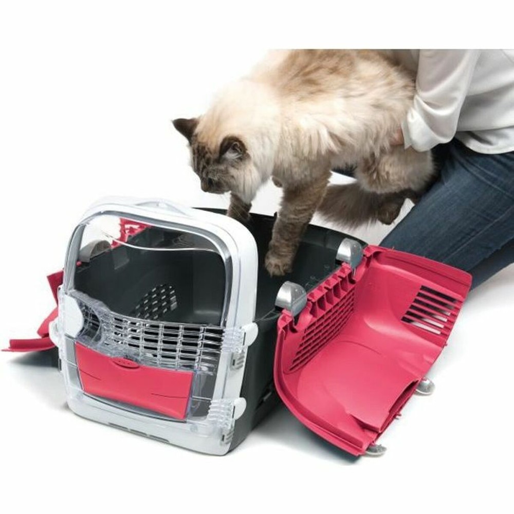 Cage de Transport Catit Cabrio Rouge Plastique 27 x 53 x 40,5 cm