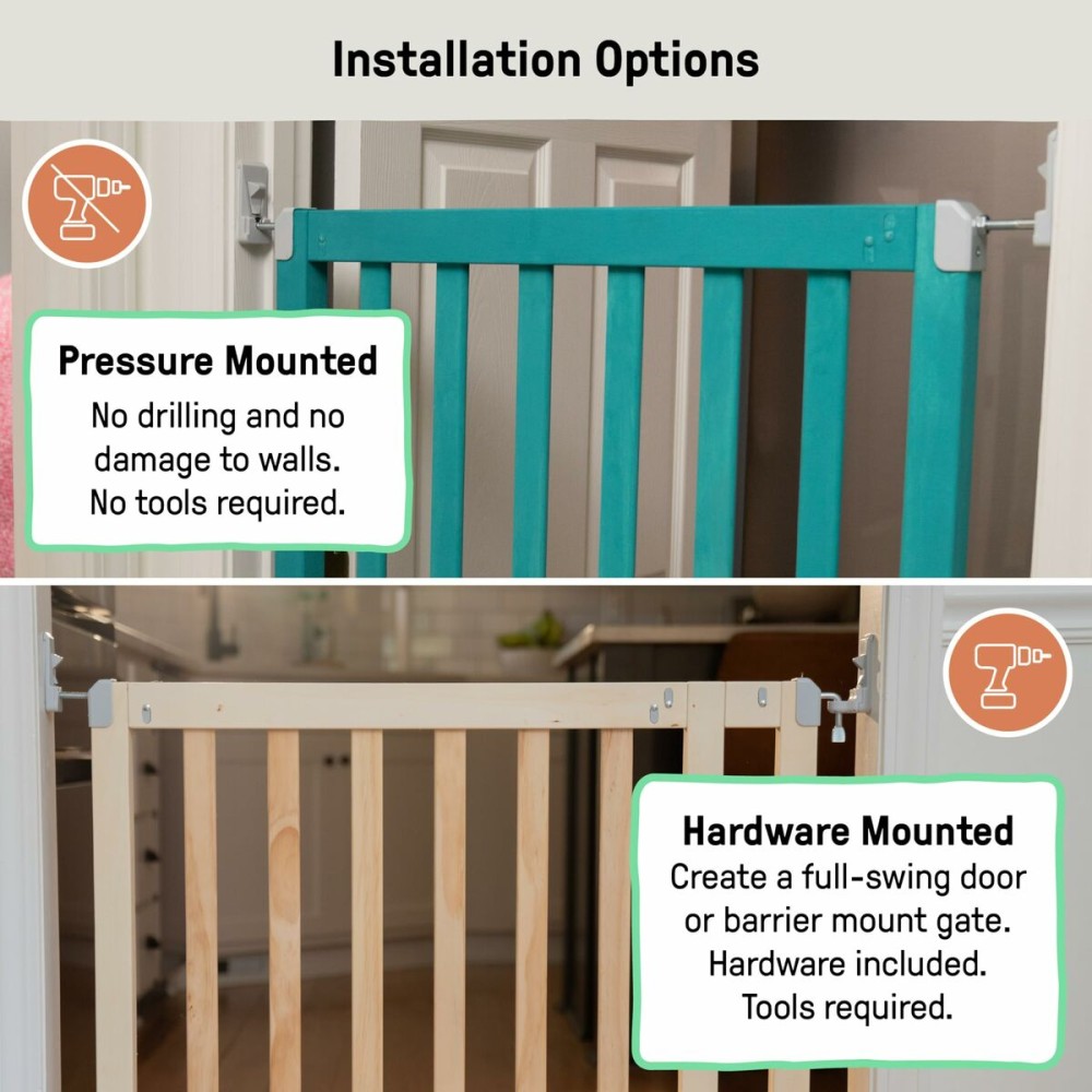 Safety barrier Ingenuity Brown 76-91 cm