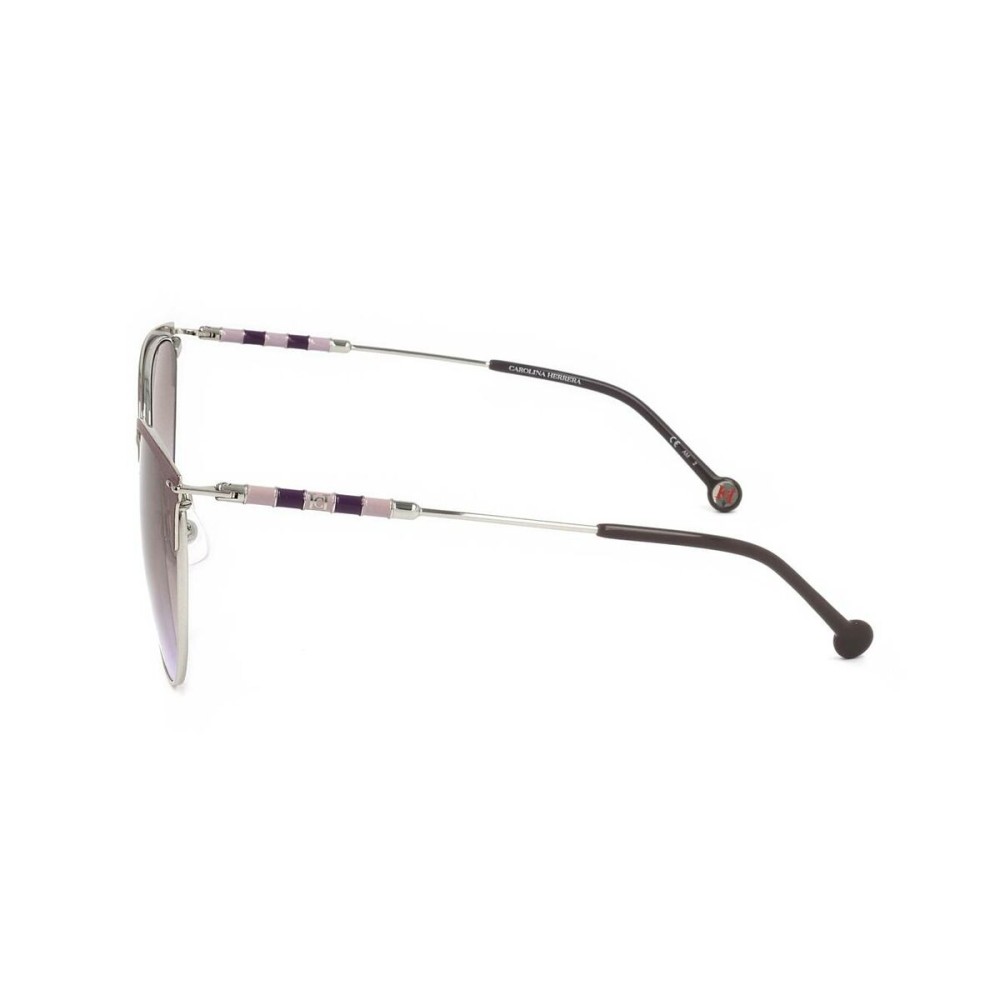 Lunettes de soleil Femme Carolina Herrera Ch S Argenté Lila ø 58 mm