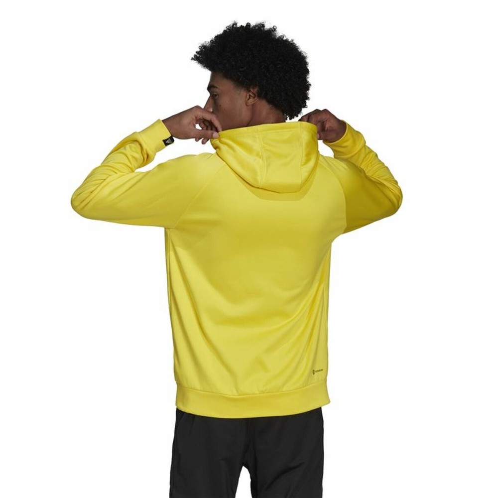 Men’s Hoodie Adidas  Game and Go Big Logo Yellow