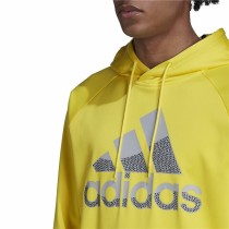 Sweat à capuche homme Adidas  Game and Go Big Logo Jaune