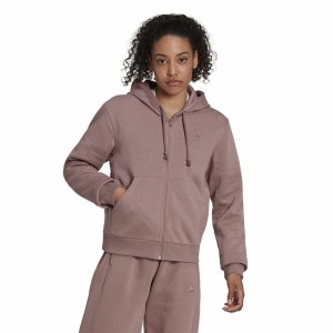 Sweat à capuche et fermeture éclair femme Adidas ALL SZN Fleece Café