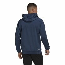 Herren Sweater mit Kapuze Adidas  Game and Go Big Logo Blau