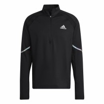 Sweat sans capuche homme Adidas Fast 1/2 Zip Noir