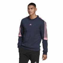 Herren Sweater ohne Kapuze Adidas Future Icons 3 Marineblau Schwarz