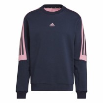 Herren Sweater ohne Kapuze Adidas Future Icons 3 Marineblau Schwarz