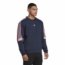 Sweat sans capuche homme Adidas Future Icons 3 Blue marine Noir