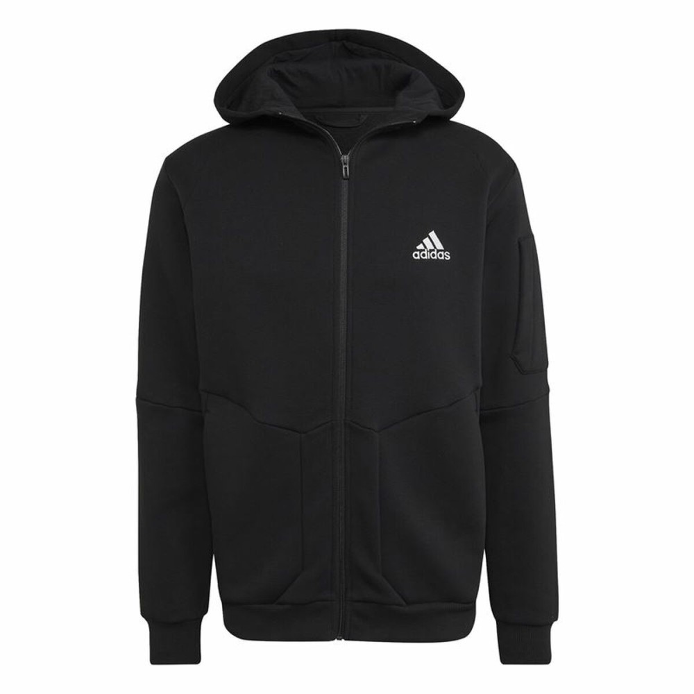 Sweat à capuche homme Adidas Essentials For Gameday Noir