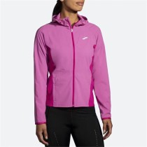 Sportjacke für Frauen Brooks Canopy Frosted Dunkelrosa