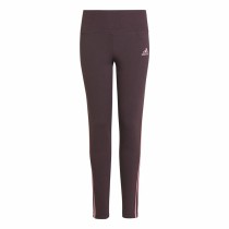 Leggings de Sport pour Enfants Adidas 3 bandas Pourpre