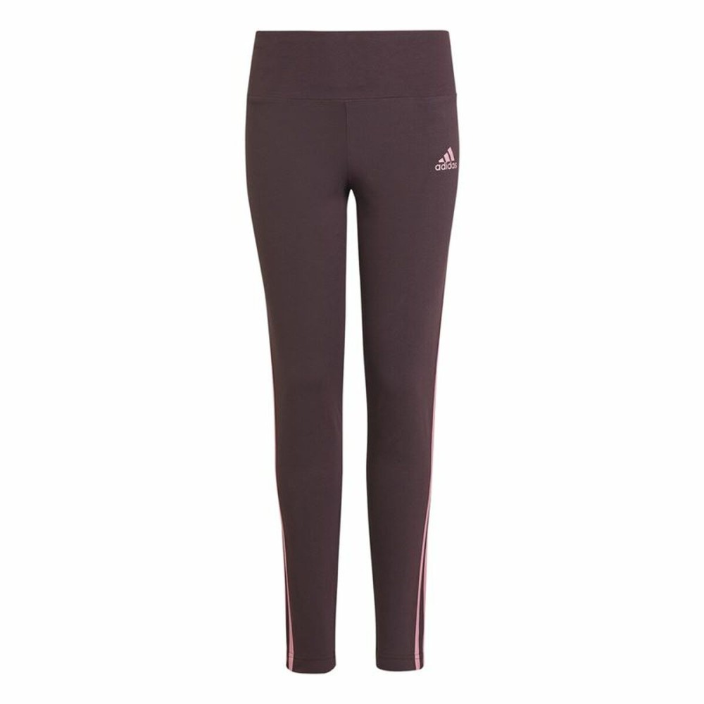 Sports Leggings for Children Adidas 3 bandas Purple