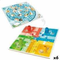 Jeu de petit chevaux et de l'oie Colorbaby 25 x 1 x 25 cm (25 Pièces) (6 Unités)