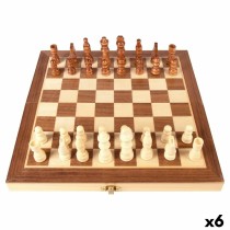 Jeu d'Échecs Colorbaby Bois (6 Unités)