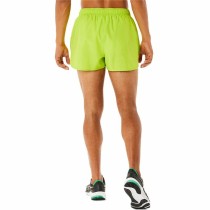 Short de Sport pour Homme Asics Core Split Vert citron