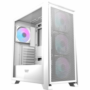 Boîtier ATX semi-tour DarkFlash DRX70 MESH Blanc