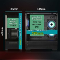 ATX Semi-Tower Gehäuse BitFenix CETO Basic Weiß