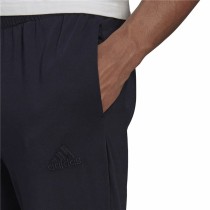 Pantalon de Survêtement pour Adultes Adidas Essentials Single Jersey Tapered Bleu Homme