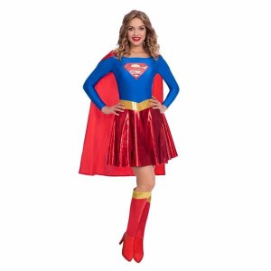 Déguisement pour Adultes Supergirl Superhéroïne 3 Pièces