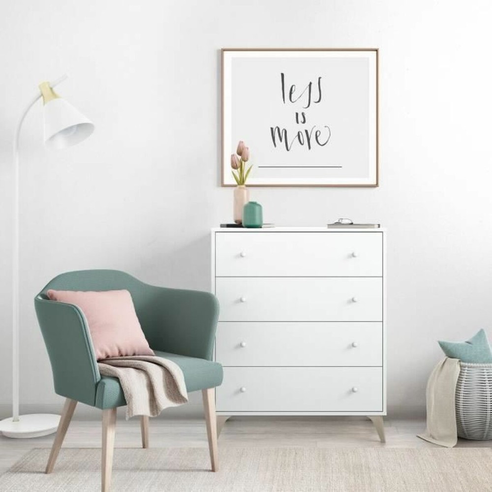 Commode Blanc 95 x 77,5 x 40 cm