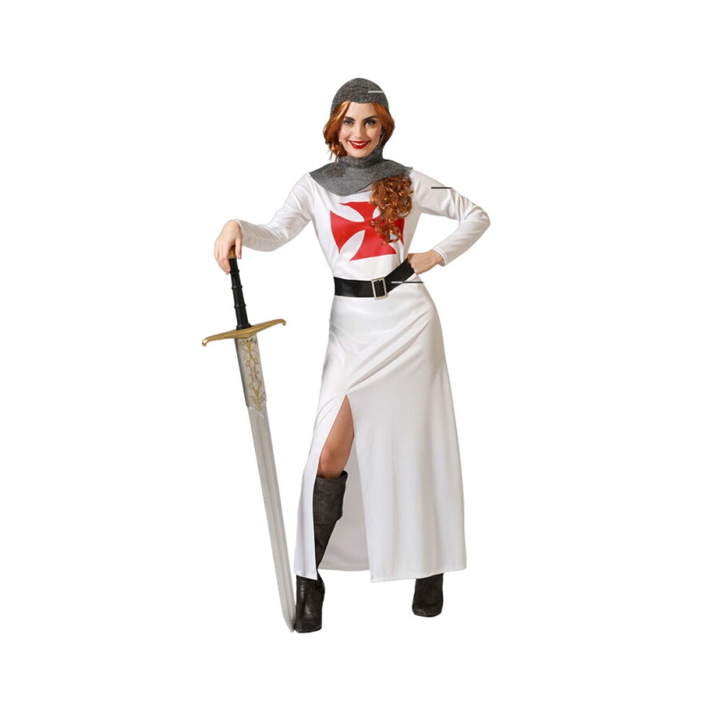 Costume for Adults White Knight of the Crusades Lady