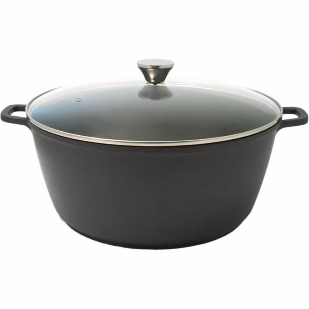 Topf mit Deckel Baumalu Schwarz Ø 32 cm 10 L