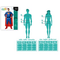 Costume for Adults Blue Comic Hero