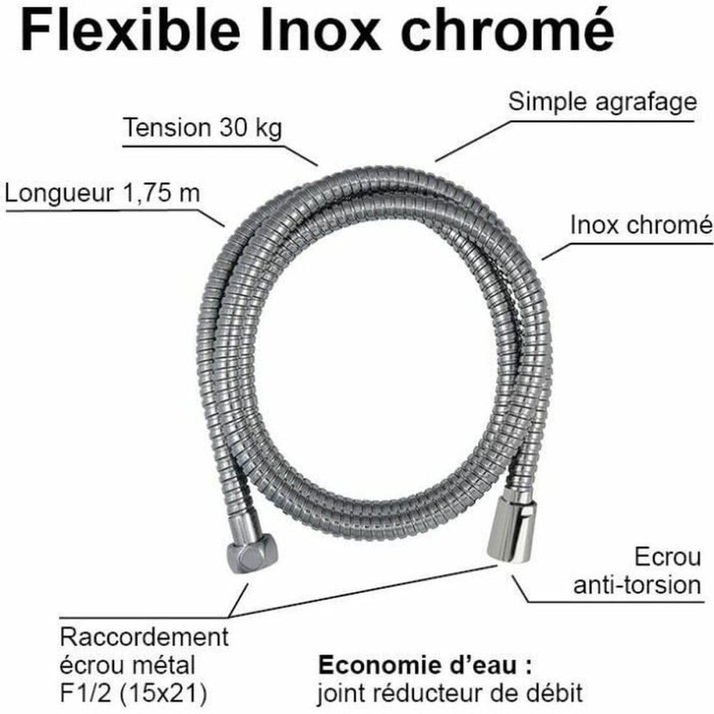 Shower Hose Edouard Rousseau 1,75 m