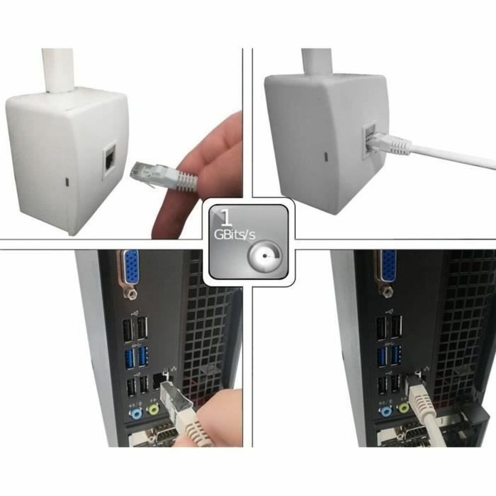 UTP starres Netzwerkkabel der Kategorie 6 Lineaire Weiß 2 m
