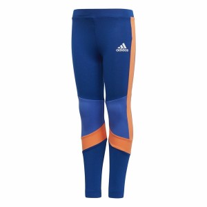 Sports Leggings for Children Adidas Tight Blue