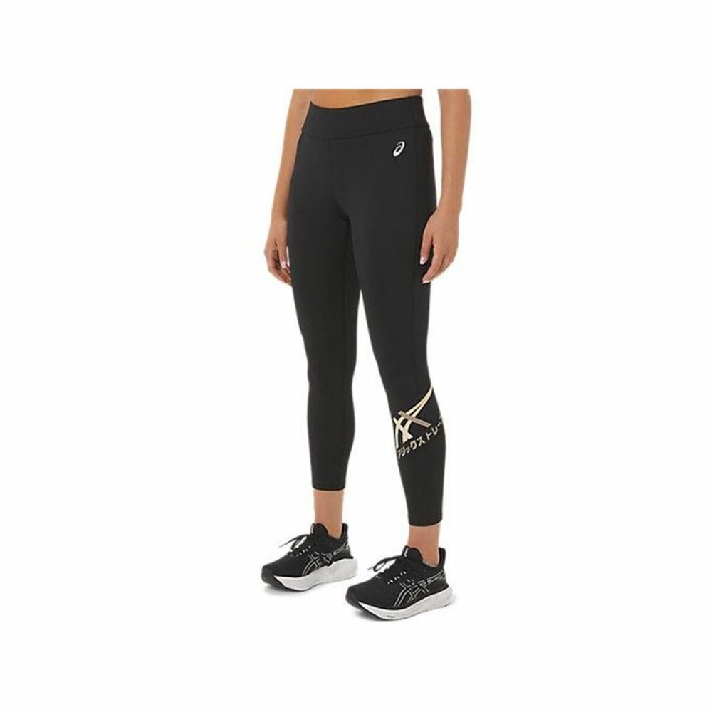 Leggings de Sport pour Femmes Asics Tiger 7/8 Noir