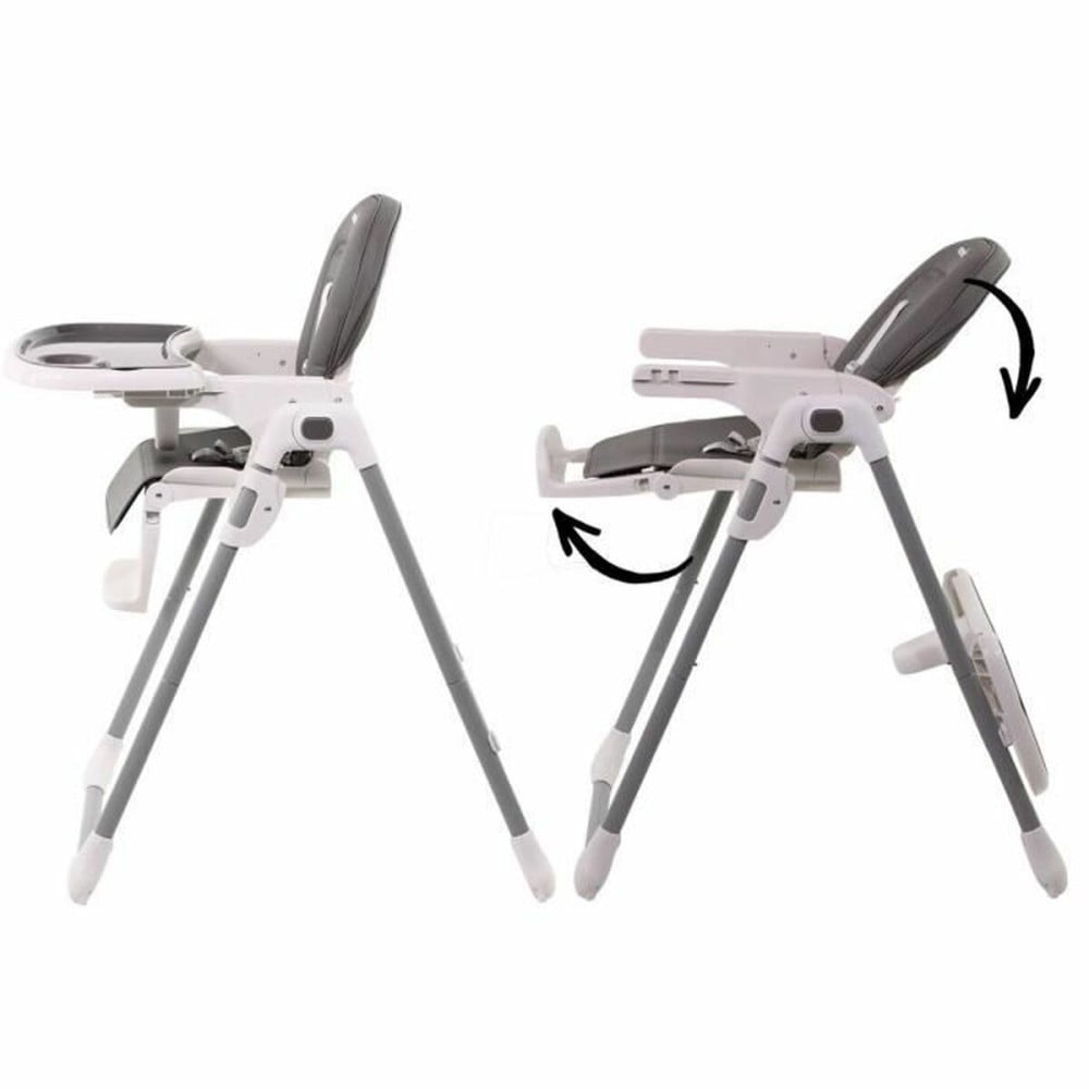 Chaise haute Nania Gris Simili-cuir