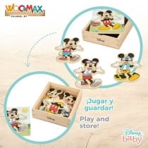 Child's Wooden Puzzle Disney + 2 Years (12 Units)