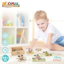 Child's Wooden Puzzle Disney + 2 Years (12 Units)