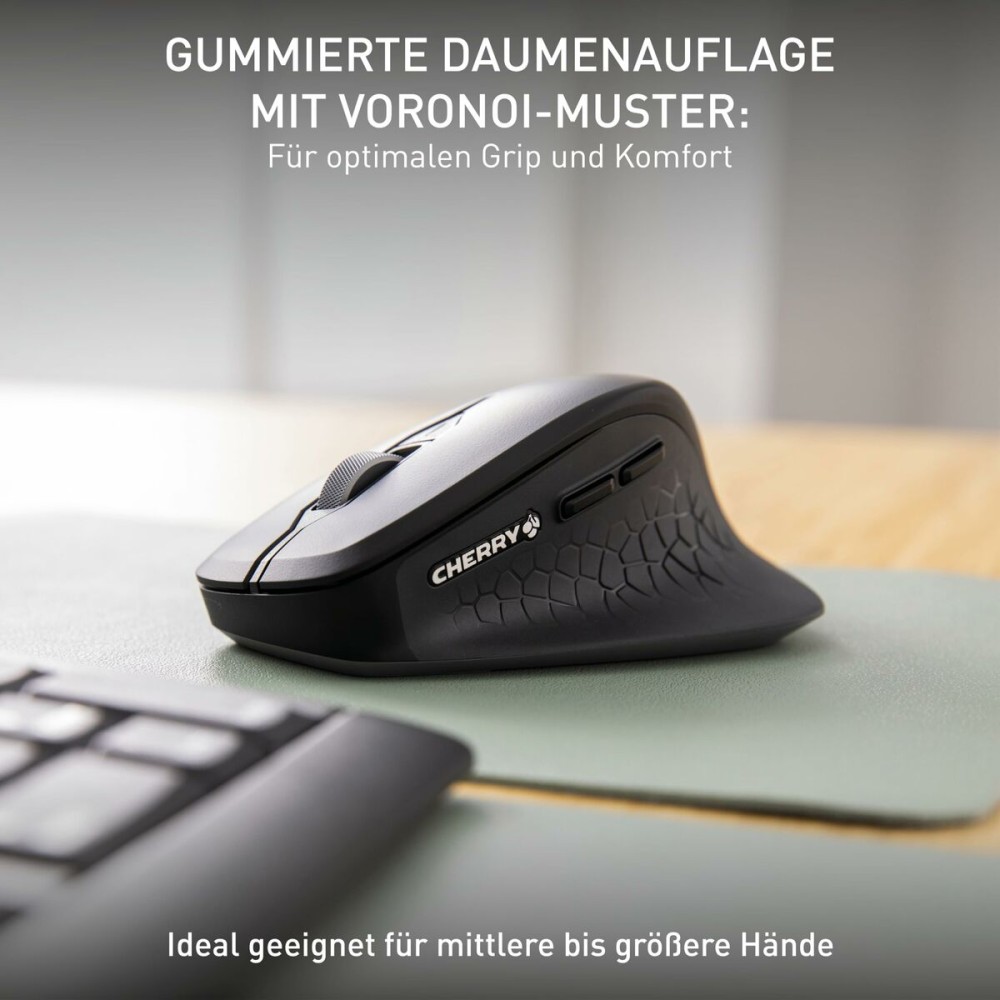 Tastatur mit Maus Cherry JW-8550-2 Schwarz
